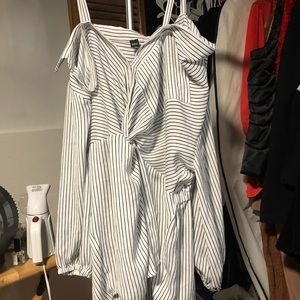 Long Stripped Blouse